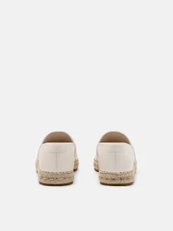 Leather Loafers - Chalk