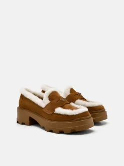 Leather Loafers - Cognac