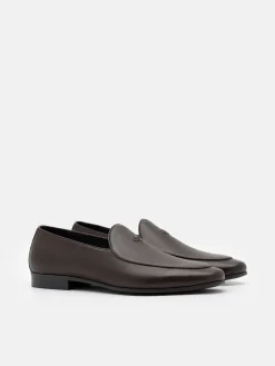 Leather Loafers - Dark Brown Burnish