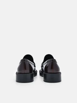 Leather Loafers - Mahogany