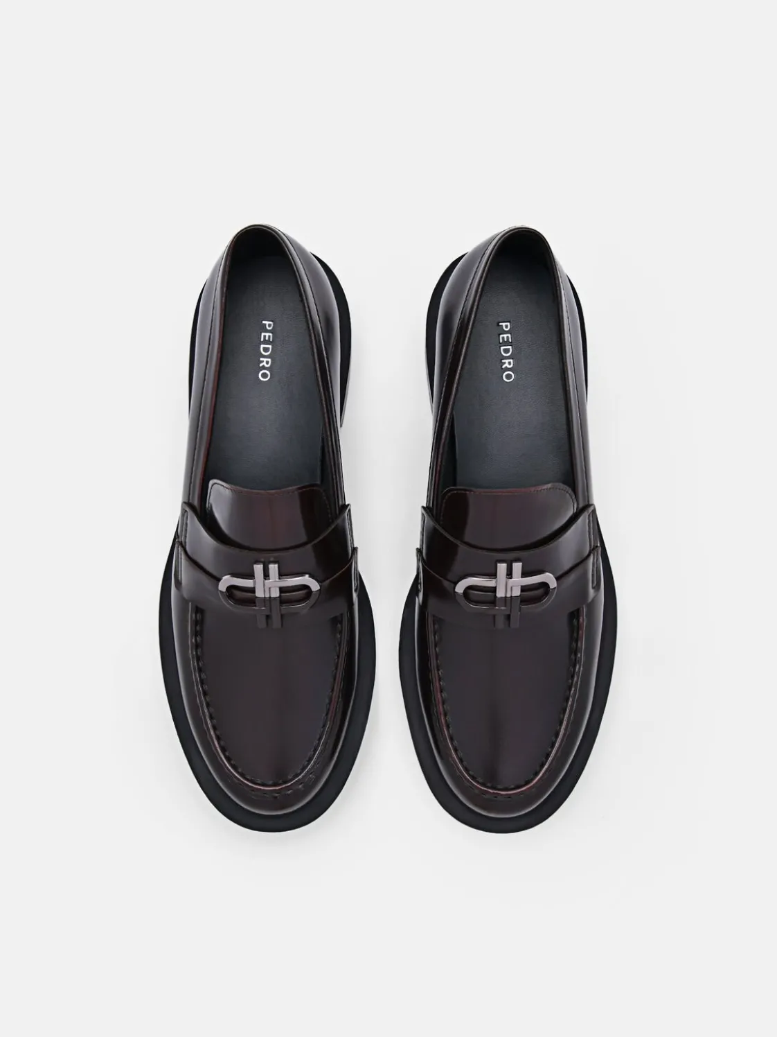 Leather Loafers - Mahogany