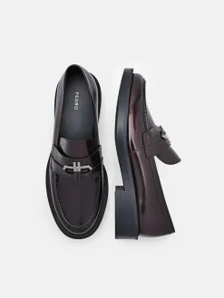 Leather Loafers - Mahogany