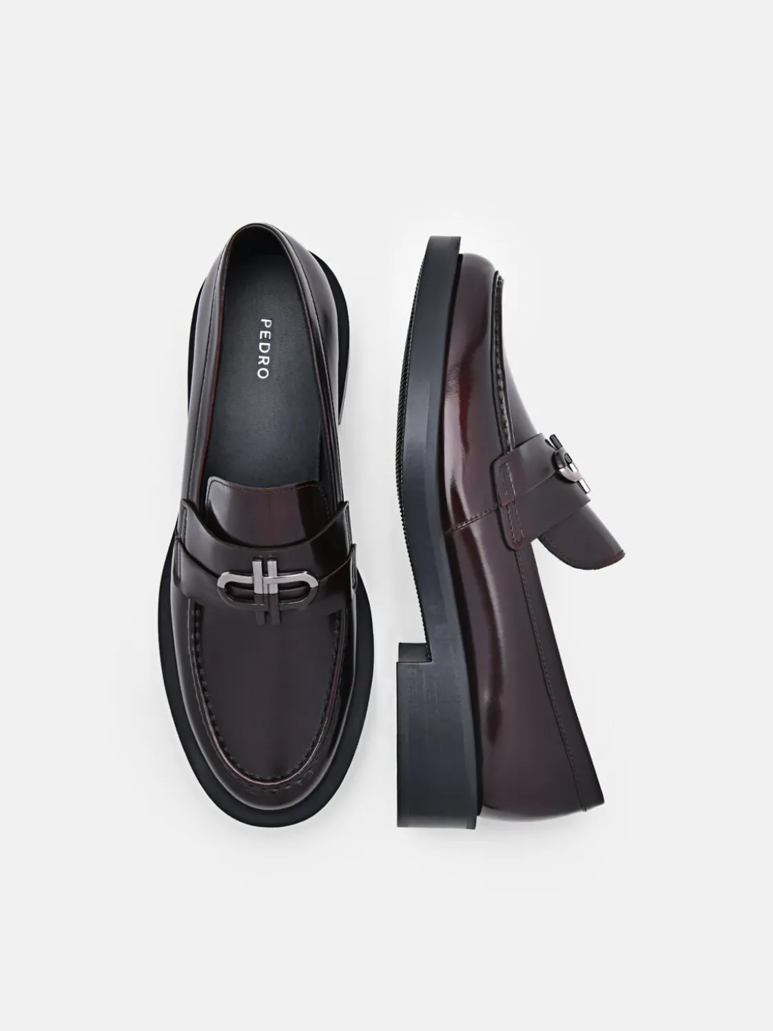 Leather Loafers - Mahogany
