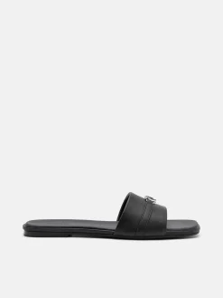 Leather Sandals - Black