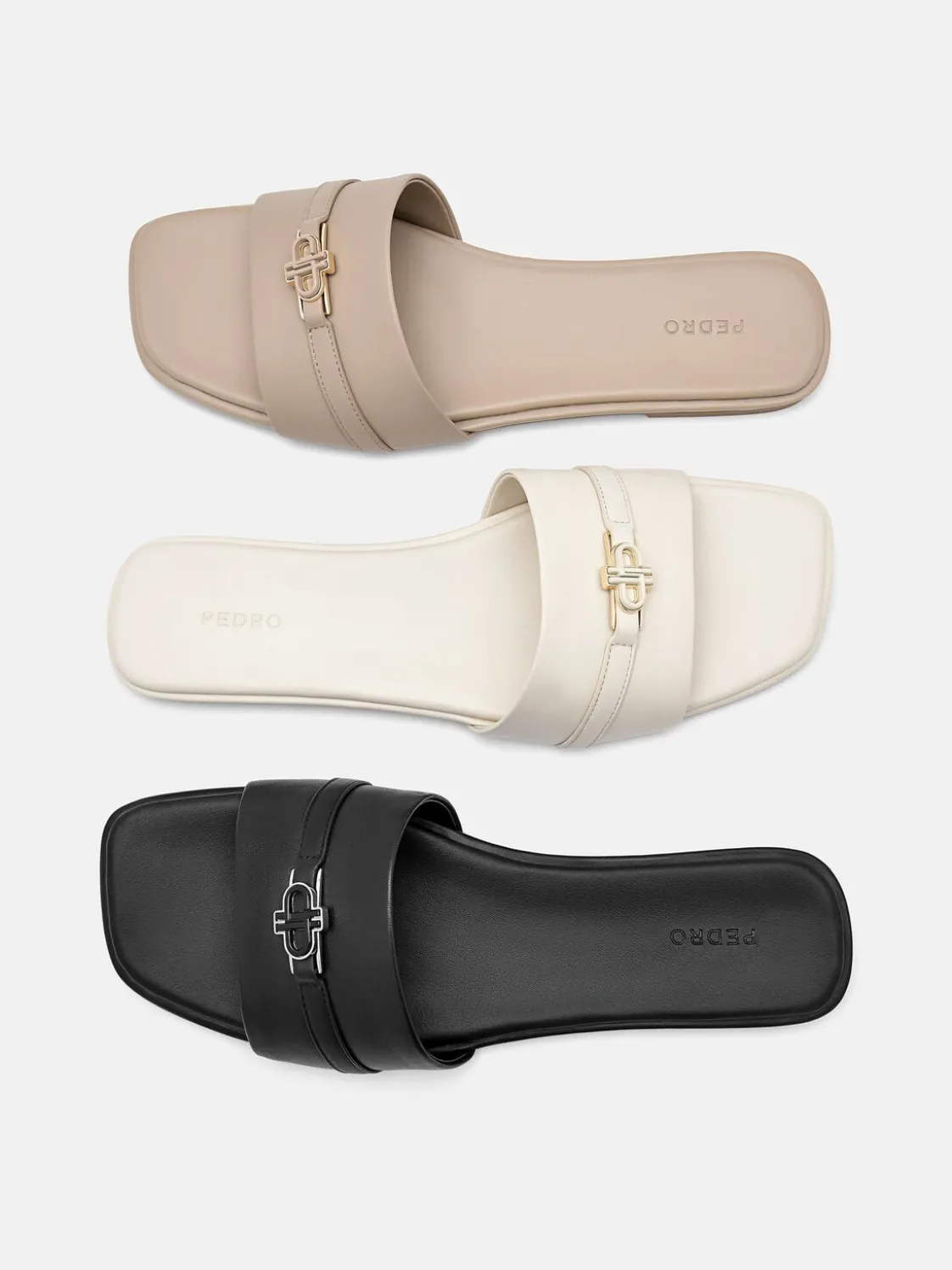 Leather Sandals - Black