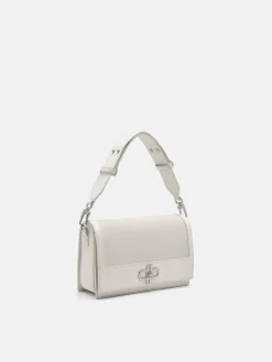 Leather Shoulder Bag - Chalk