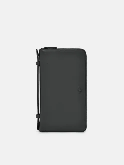 Leather Travel Organizer - Dark Grey