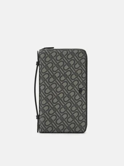 Leather Travel Organizer - Black