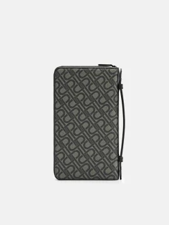 Leather Travel Organizer - Black