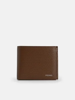 Leather Wallet with Insert - Dark Brown