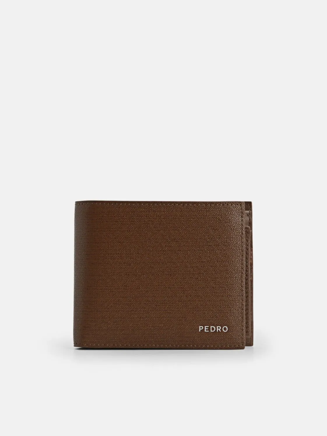 Leather Wallet with Insert - Dark Brown