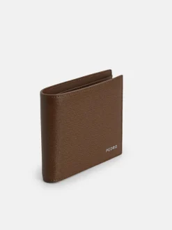 Leather Wallet with Insert - Dark Brown