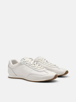 Lewis Leather Sneakers - Chalk
