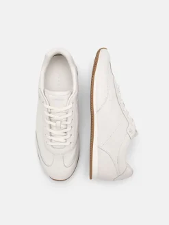 Lewis Leather Sneakers - Chalk