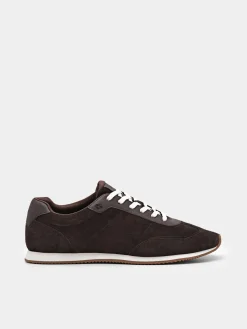 Lewis Suede Sneakers - Dark Brown