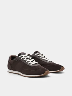 Lewis Suede Sneakers - Dark Brown