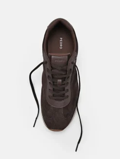 Lewis Suede Sneakers - Dark Brown