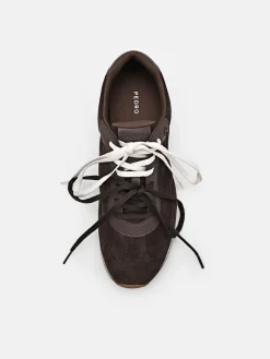 Lewis Suede Sneakers - Dark Brown