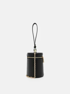 Lia Barrel Pouch - Black