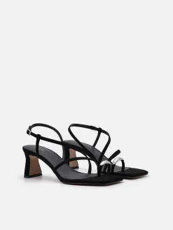 Lia Heel Sandals - Black