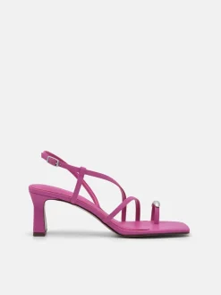 Lia Heel Sandals - Fuchsia