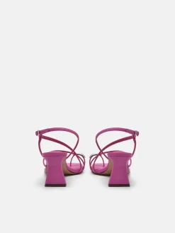 Lia Heel Sandals - Fuchsia
