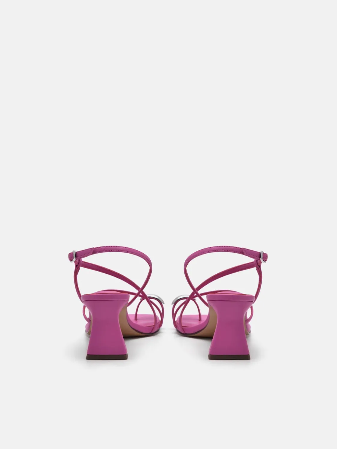 Lia Heel Sandals - Fuchsia