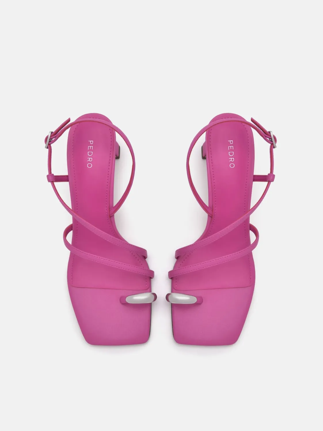 Lia Heel Sandals - Fuchsia