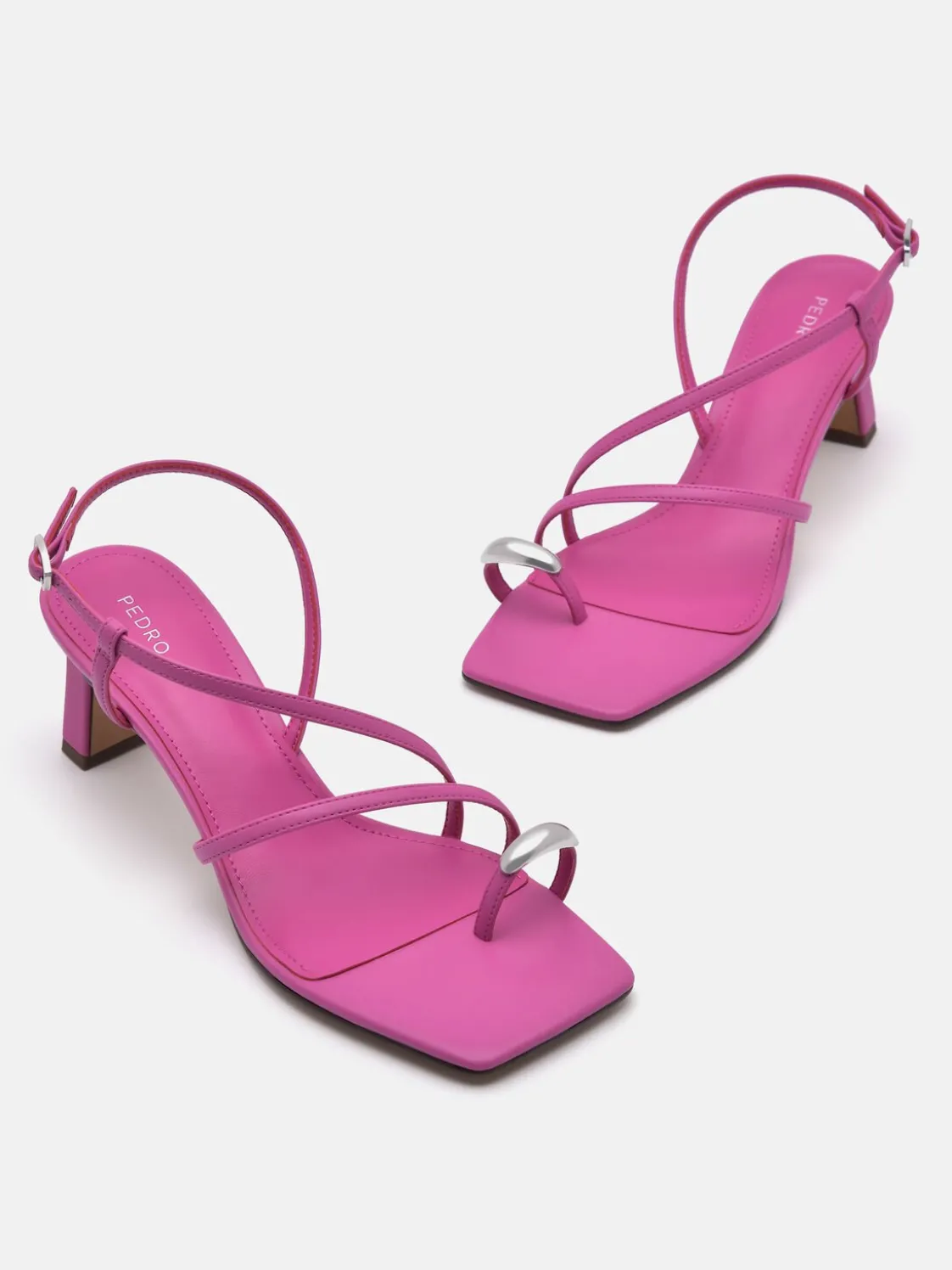 Lia Heel Sandals - Fuchsia