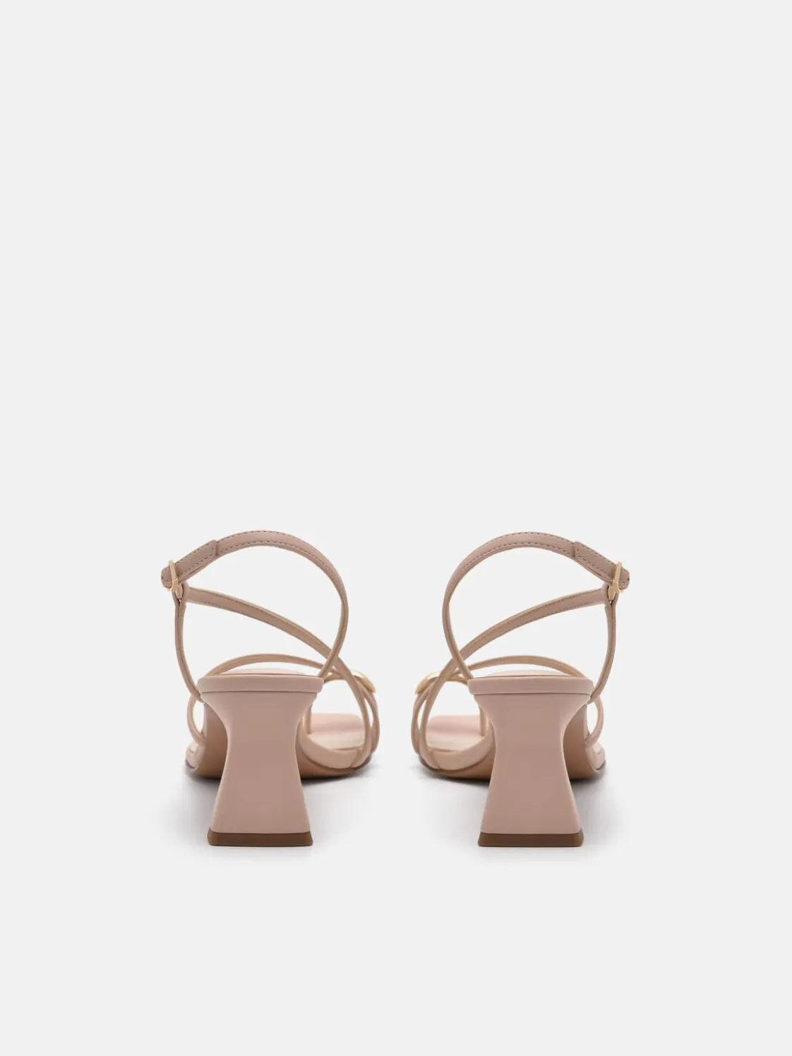 Lia Heel Sandals - Nude