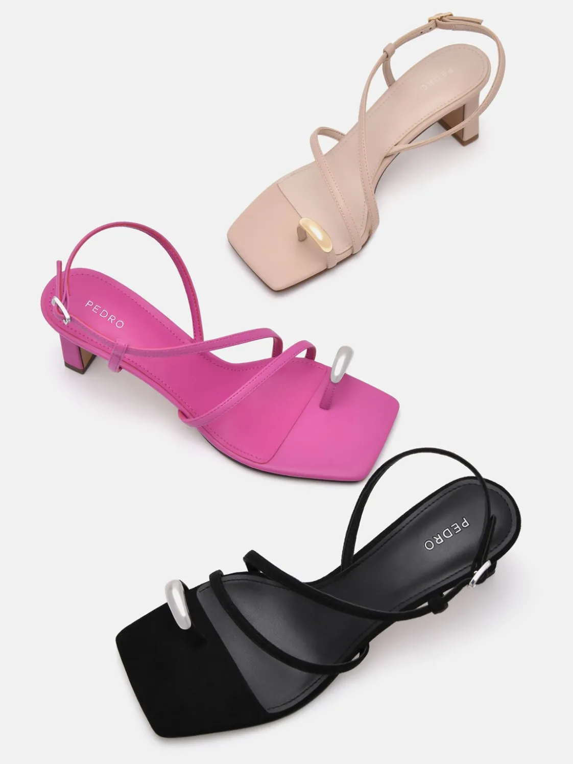 Lia Heel Sandals - Nude
