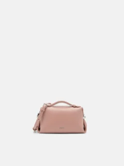 Lia Mini Bowling Bag - Nude