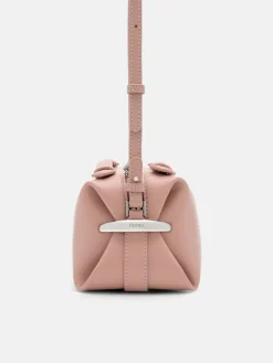 Lia Mini Bowling Bag - Nude
