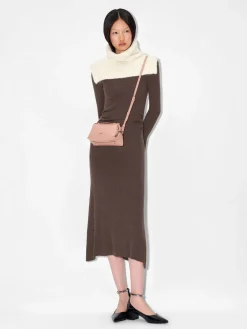 Lia Mini Bowling Bag - Nude