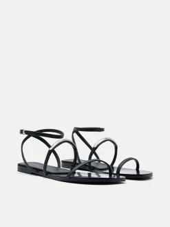 Lia Strappy Sandals - Black