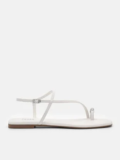 Lia Toe Ring Sandals - Chalk