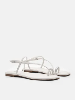 Lia Toe Ring Sandals - Chalk