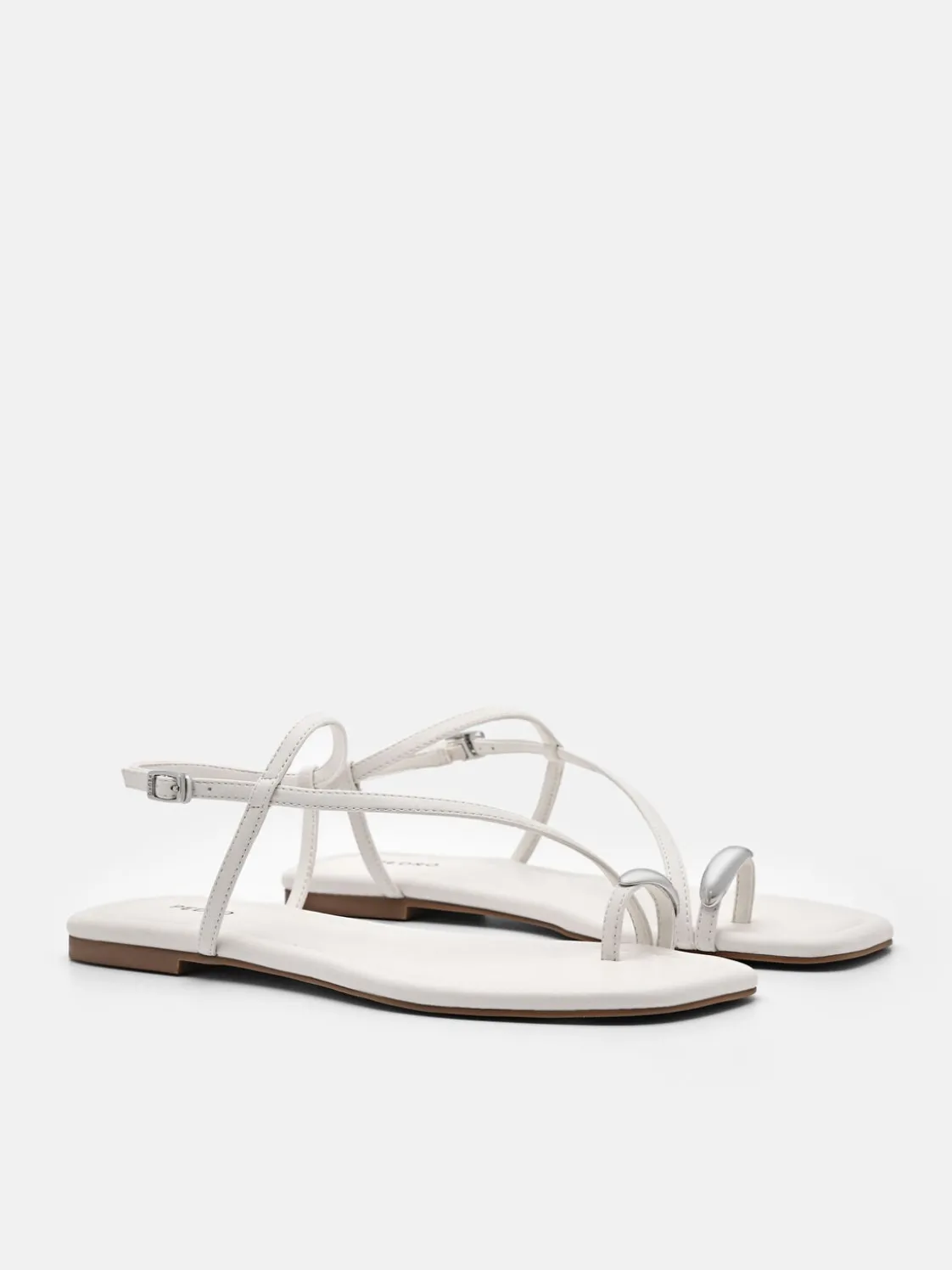 Lia Toe Ring Sandals - Chalk