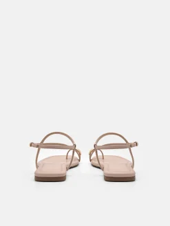 Lia Toe Ring Sandals - Nude