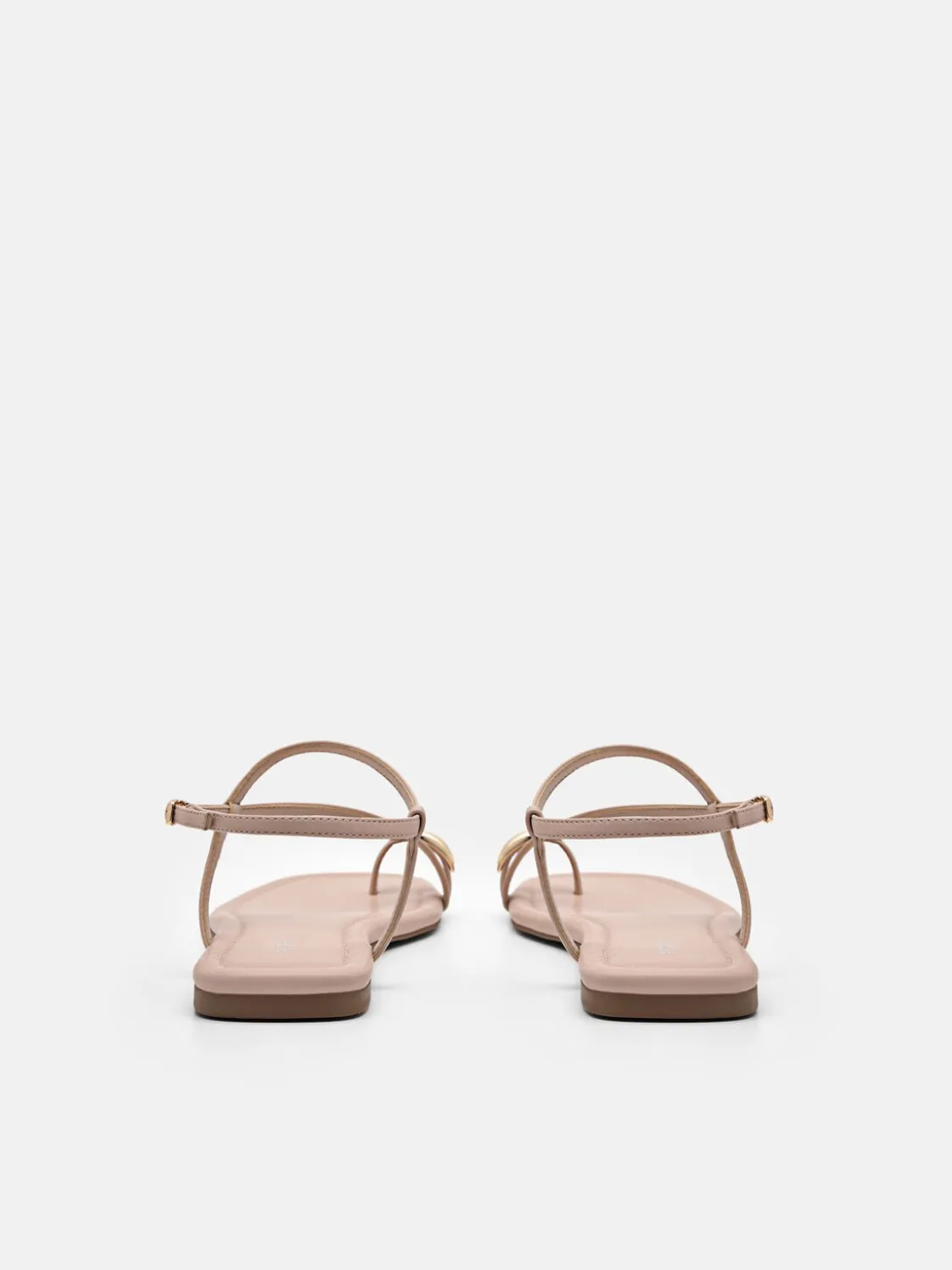 Lia Toe Ring Sandals - Nude