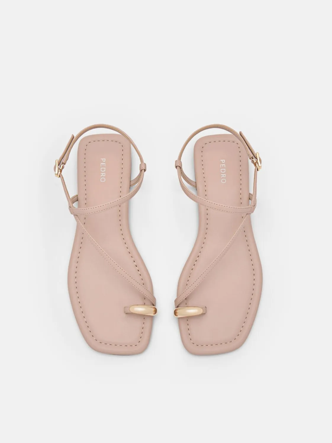 Lia Toe Ring Sandals - Nude