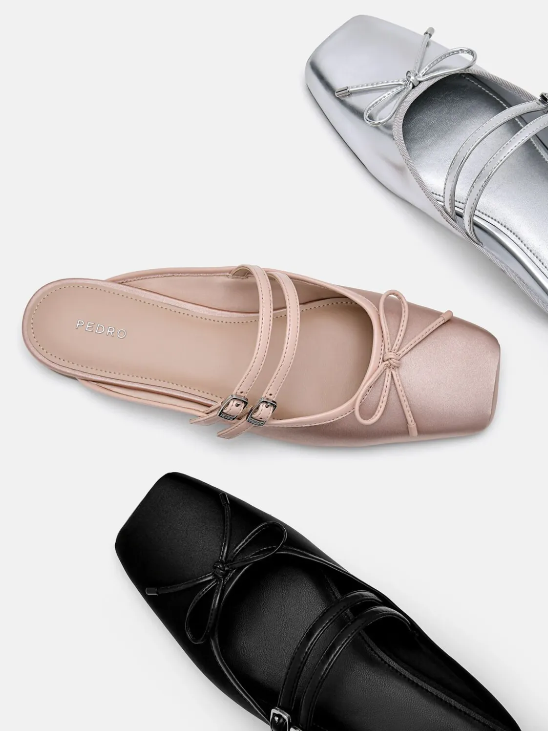 Linea Mary Jane Mules - Nude