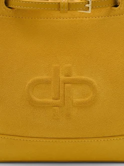 Loli Suede Bucket Bag - Yellow