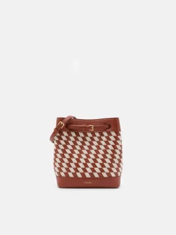 Loli Woven Bucket Bag - Multi Weave