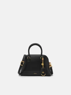 Lucia Leather Handbag - Black