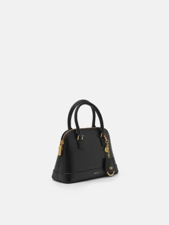 Lucia Leather Handbag - Black