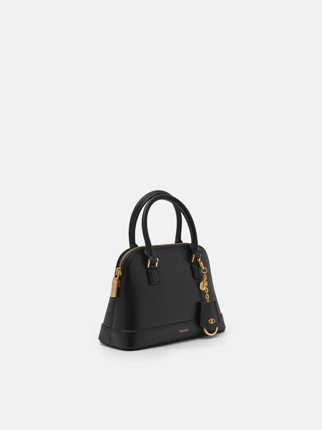 Lucia Leather Handbag - Black