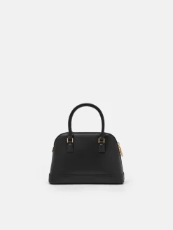 Lucia Leather Handbag - Black