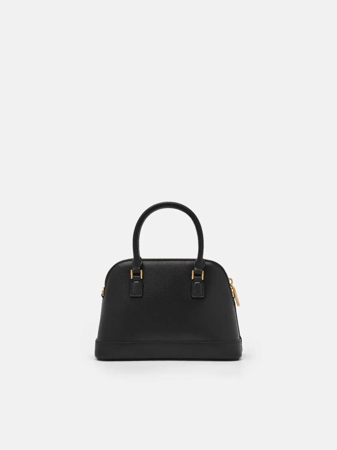 Lucia Leather Handbag - Black