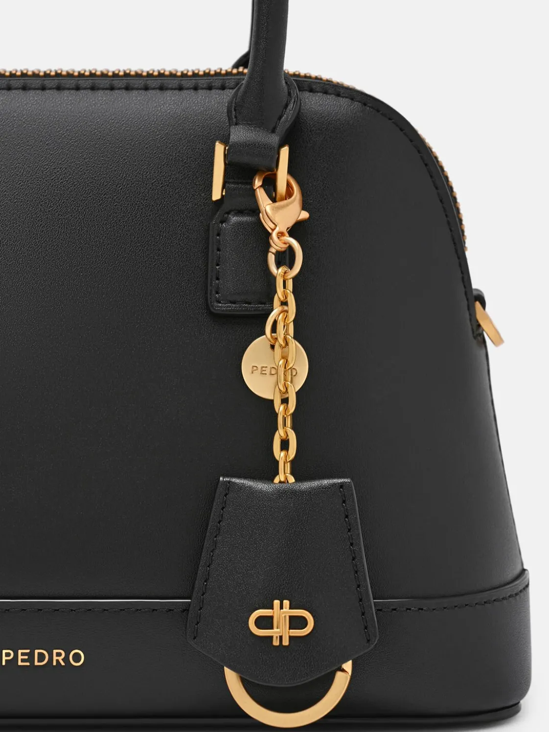 Lucia Leather Handbag - Black